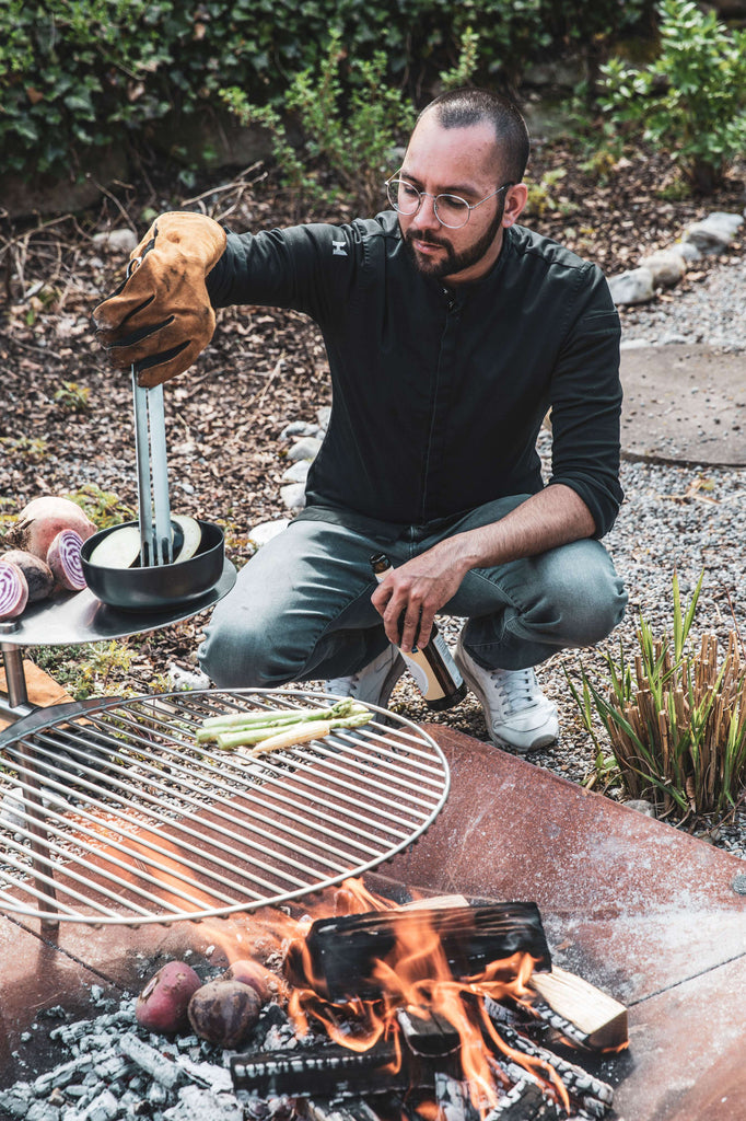 HÖFATS TRIPLE Grillrooster – Verander je Vuurschaal in een BBQ