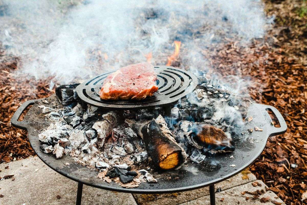 Valhal Outdoor Vuurschaal/Bakplaat – Gietijzer voor Authentiek Buiten Koken