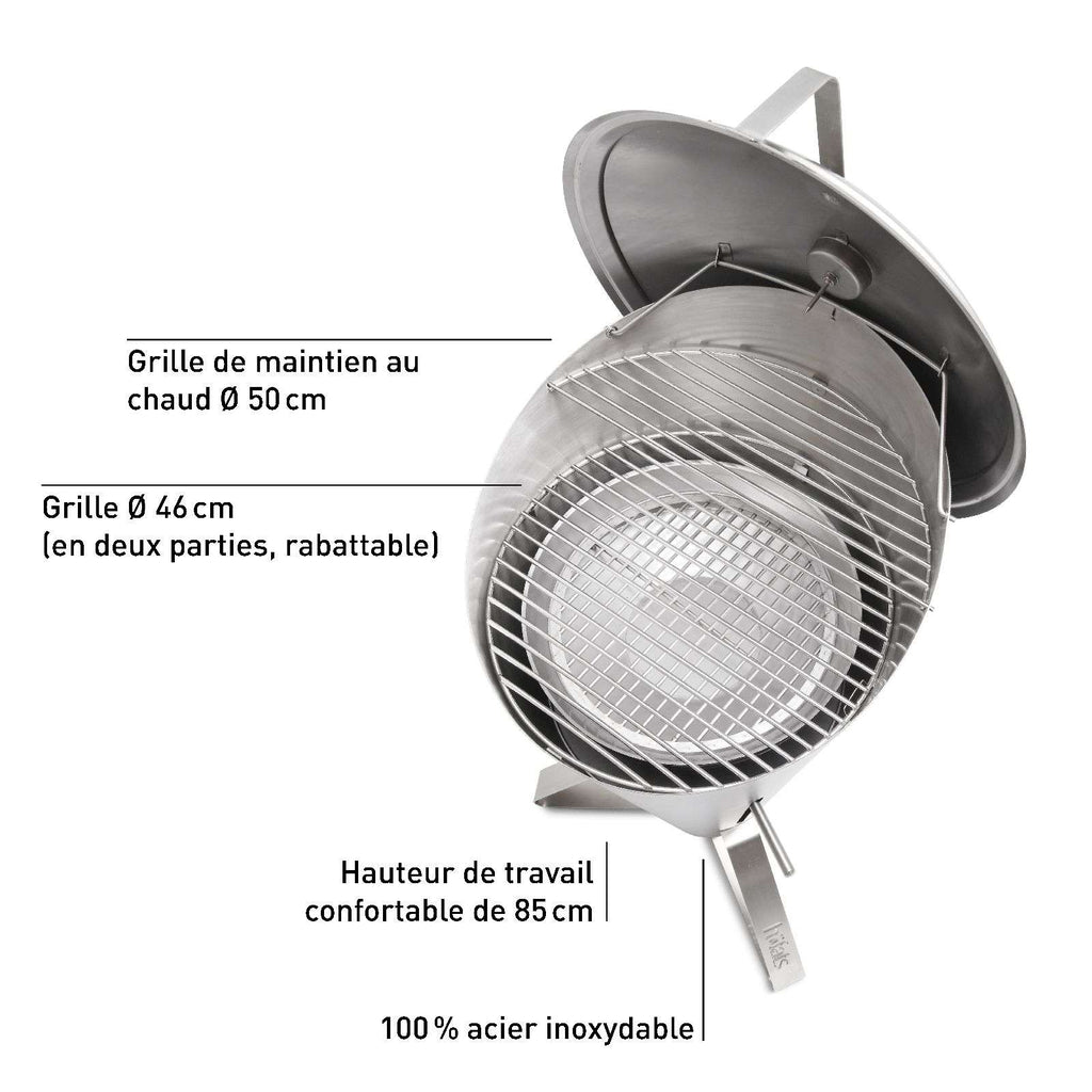 Höfats Cone Houtskool Barbecue – Innovatieve Warmteregeling & Strak Design