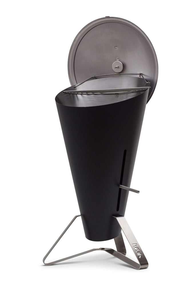 Höfats Cone Houtskool Barbecue – Innovatieve Warmteregeling & Strak Design