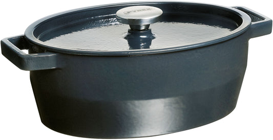 PYREX Slowcook Roasting Dish – De perfecte mix van traditie en moderne kooktalent in een ovale gietijzeren braadpan, ovenvast tot 280 °C