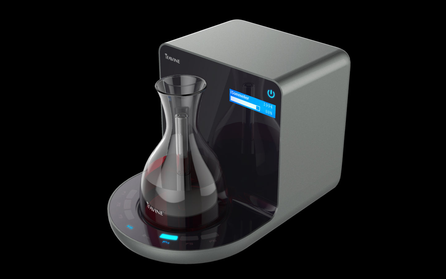 iSommelier Pro Smart Decanter – Geavanceerd Wijn Decanteren met Precisie en Stijl