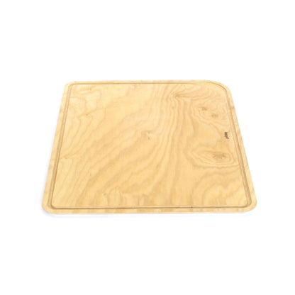 PEBBLY Snijplank 50×40 cm – Massief essenhout met sapgeul voor stijlvol en hygiënisch snijwerk