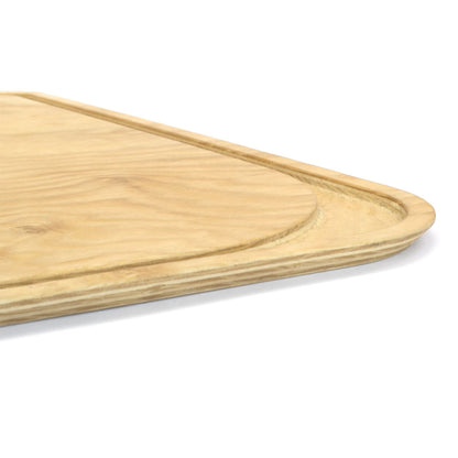 PEBBLY Snijplank 50×40 cm – Massief essenhout met sapgeul voor stijlvol en hygiënisch snijwerk