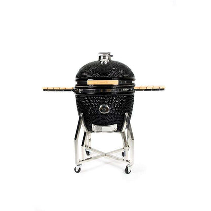 YAKINIKU Kamado 24" XXLARGE – Compleet Pro Grillpakket met Onderstel, Zijtafels en Hoes
