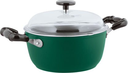 SAMBONET Vintage Kookpan – Stijlvol Italiaans Design met Quarzo Nero Coating