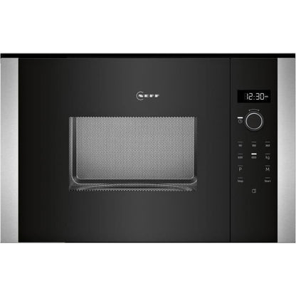 NEFF N50 HLAWD23N1F Inbouwmagnetron – Stijlvol Roestvrij Staal met Perfecte Precisie