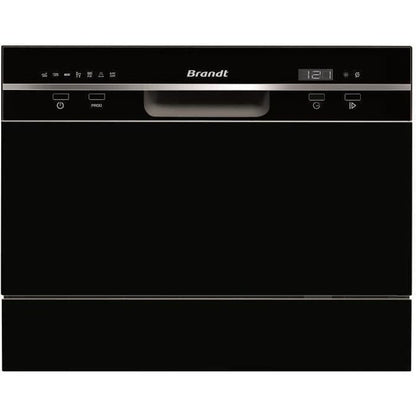 BRANDT DFC6519B Ingebouwde Vaatwasser – Compacte Efficiëntie in Strak Zwart Design