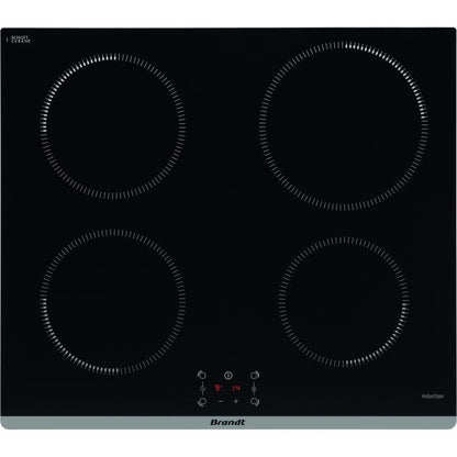 BRANDT TI464B Inductiekookplaat – 4 Zones Kookkracht in Strak Zwart Design (60 cm)