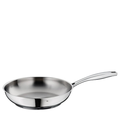 FLAVORIA koekenpan RVS 24 cm – Glanzende alleskunner met energiezuinige bodem