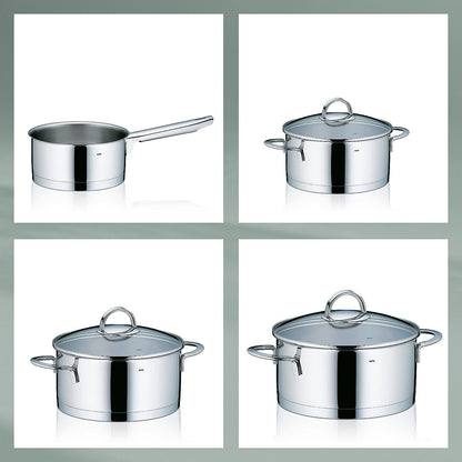 Cailin Pannenset Ø 16, 20 en 24 cm Kookpan en Ø 20 cm Steelpan