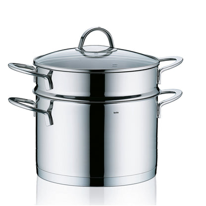 CAILIN Pastapan 6,5L – Roestvrijstalen pastapot met zeefinzet voor moeiteloos koken en afgieten