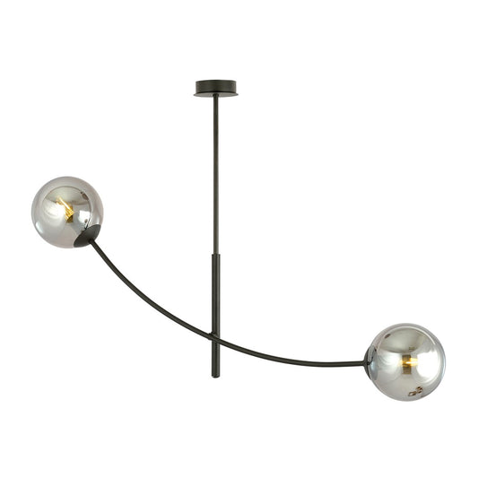 HUNTER 2 BLACK GRAFIT – Minimalistische plafondlamp voor een stijlvolle sfeer
