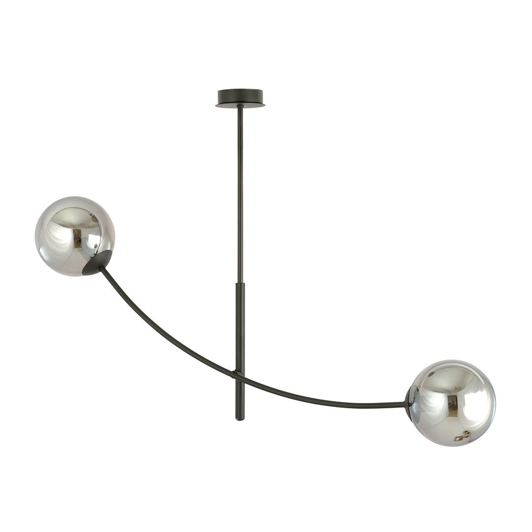 HUNTER 2 BLACK GRAFIT – Minimalistische plafondlamp voor een stijlvolle sfeer