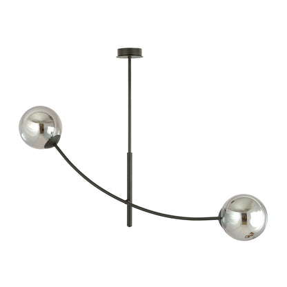 HUNTER 2 BLACK GRAFIT – Minimalistische plafondlamp voor een stijlvolle sfeer