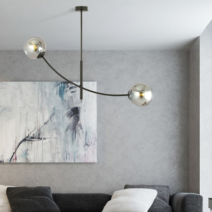 HUNTER 2 BLACK GRAFIT – Minimalistische plafondlamp voor een stijlvolle sfeer