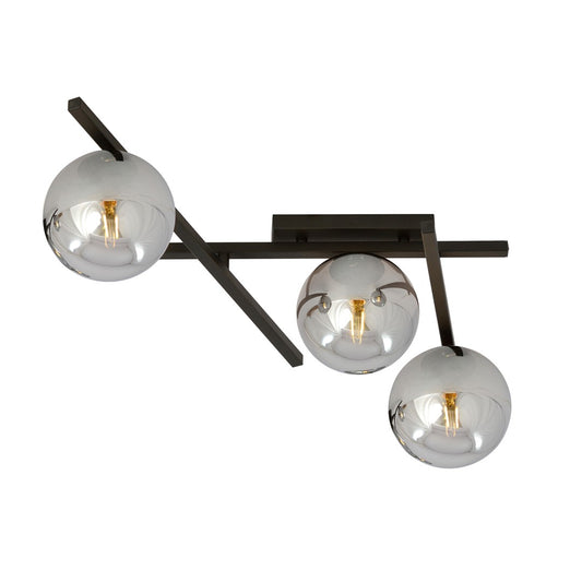 SMART 3 BLACK GRAFIT – Moderne plafondlamp met karakter voor elk interieur