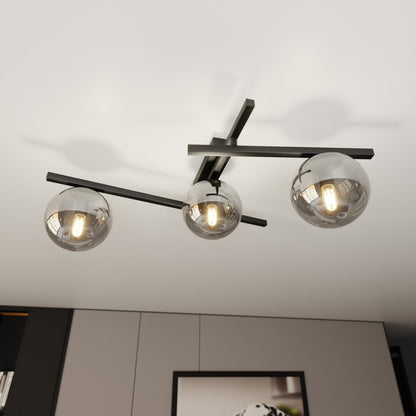 SMART 3 BLACK GRAFIT – Moderne plafondlamp met karakter voor elk interieur