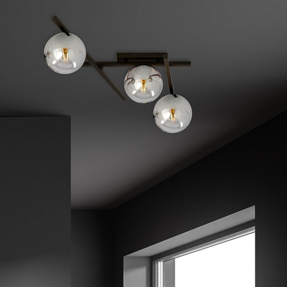 SMART 3 BLACK GRAFIT – Moderne plafondlamp met karakter voor elk interieur