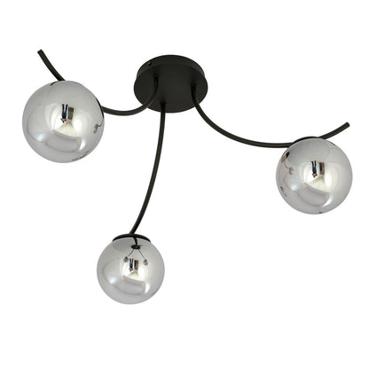 BOSTON 3 BLACK GRAFIT – Stijlvolle plafondlamp met een moderne en elegante uitstraling
