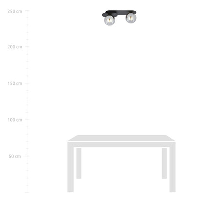 PLAZA 2 BLACK GRAFIT – Industrieel design met een minimalistische uitstraling