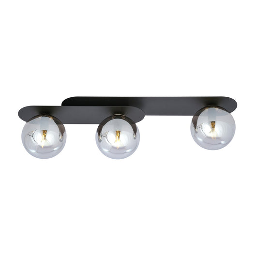 PLAZA 3 BLACK GRAFIT – Industriële plafondlamp met karakter en klasse