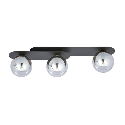 PLAZA 3 BLACK GRAFIT – Industriële plafondlamp met karakter en klasse