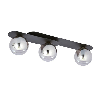 PLAZA 3 BLACK GRAFIT – Industriële plafondlamp met karakter en klasse
