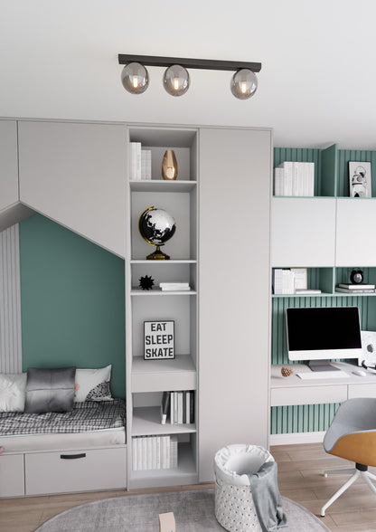 FIT 3 BLACK GRAFIT – Minimalistische plafondlamp met industriële flair