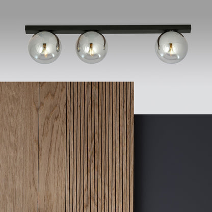 FIT 3 BLACK GRAFIT – Minimalistische plafondlamp met industriële flair