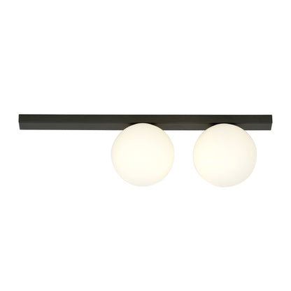 FIT 2 BLACK OPAL – Minimalistische plafondlamp met industriële flair