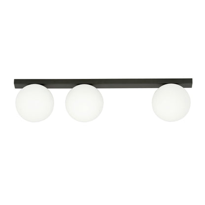 FIT 3 BLACK OPAL – Minimalistische plafondlamp met industriële uitstraling