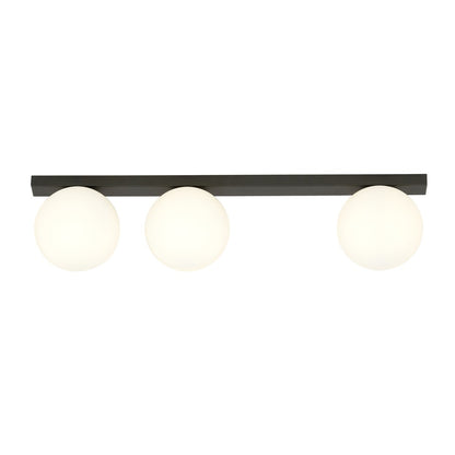 FIT 3 BLACK OPAL – Minimalistische plafondlamp met industriële uitstraling