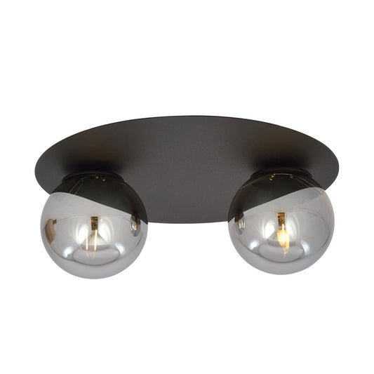 SOLAR 2 BLACK GRAFIT – Minimalistische plafondlamp met industriële flair