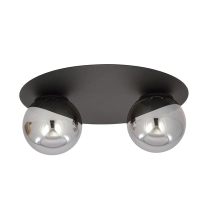 SOLAR 2 BLACK GRAFIT – Minimalistische plafondlamp met industriële flair