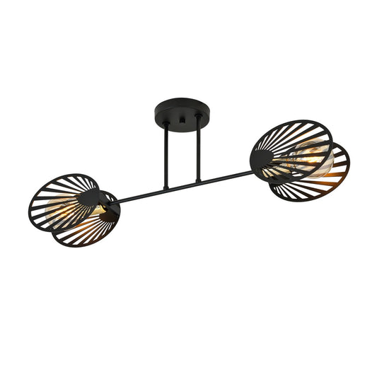 TALIA 2 – Luxueuze plafondlamp met gouden accenten voor een verfijnd interieurstatement