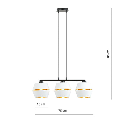PIANO 3 White Gold – Verfijnde elegantie met een warme, gouden gloed
