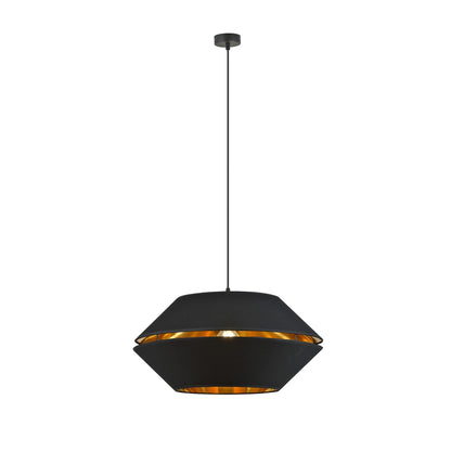 PIANO 1 Black Gold – Luxe zwarte lamp met warme gouden gloed