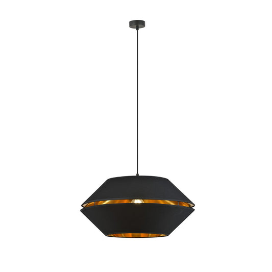 PIANO 1 Black Gold – Luxe zwarte lamp met warme gouden gloed