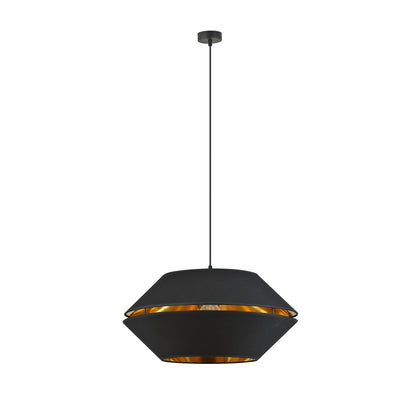 PIANO 1 Black Gold – Luxe zwarte lamp met warme gouden gloed