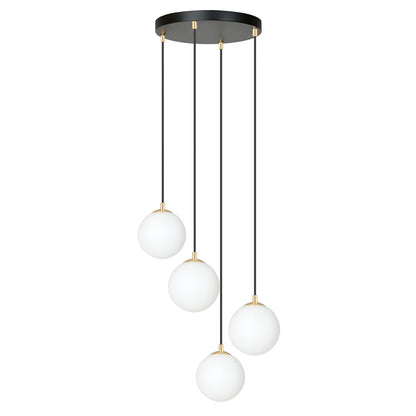 ROYAL 4 Black – Minimalistisch plafonddesign met een vleugje goud