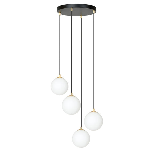 ROYAL 4 Black – Minimalistisch plafonddesign met een vleugje goud