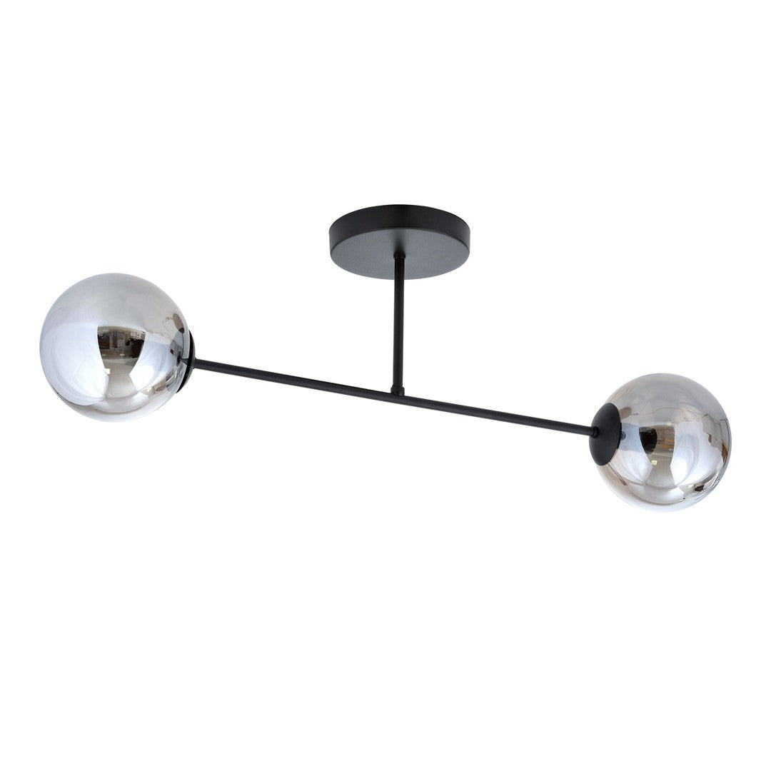 ROMA 2 – Minimalistische plafondlamp met stijlvol grafietdesign voor moderne interieurs