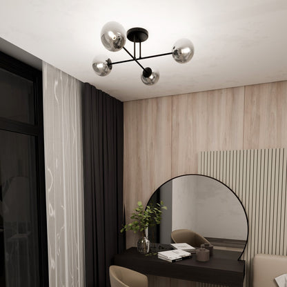 ROMA 4 – Minimalistische plafondlamp voor moderne elegantie en optimale verlichting
