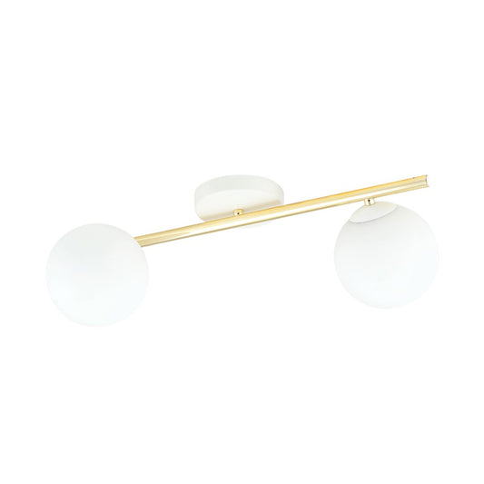 SPLENDI 2 – Elegante plafondlamp met gouden accenten voor een stijlvolle ambiance