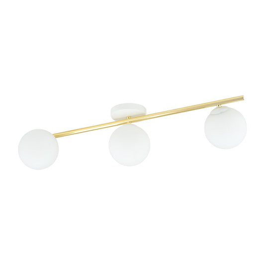 SPLENDI 3 – Glamoureuze plafond inbouwlamp met elegante gouden accenten
