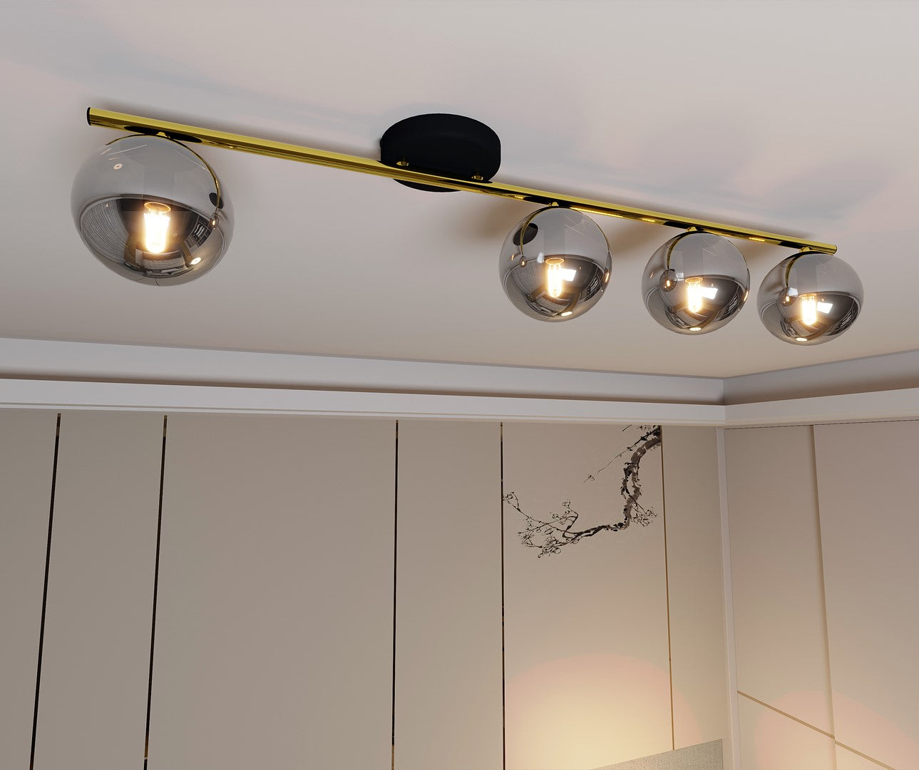 MONZA 4 – Minimalistische plafondlamp met moderne elegantie