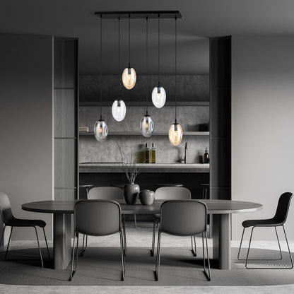 ASTRAL 6-BL-MIX Hanglamp – Unieke blikvanger met sierlijke vormen en veelzijdig design