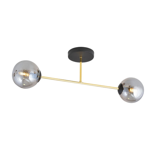 MAGNUM 2 – Verfijnde plafondlamp met goudaccenten voor een elegant modern interieur