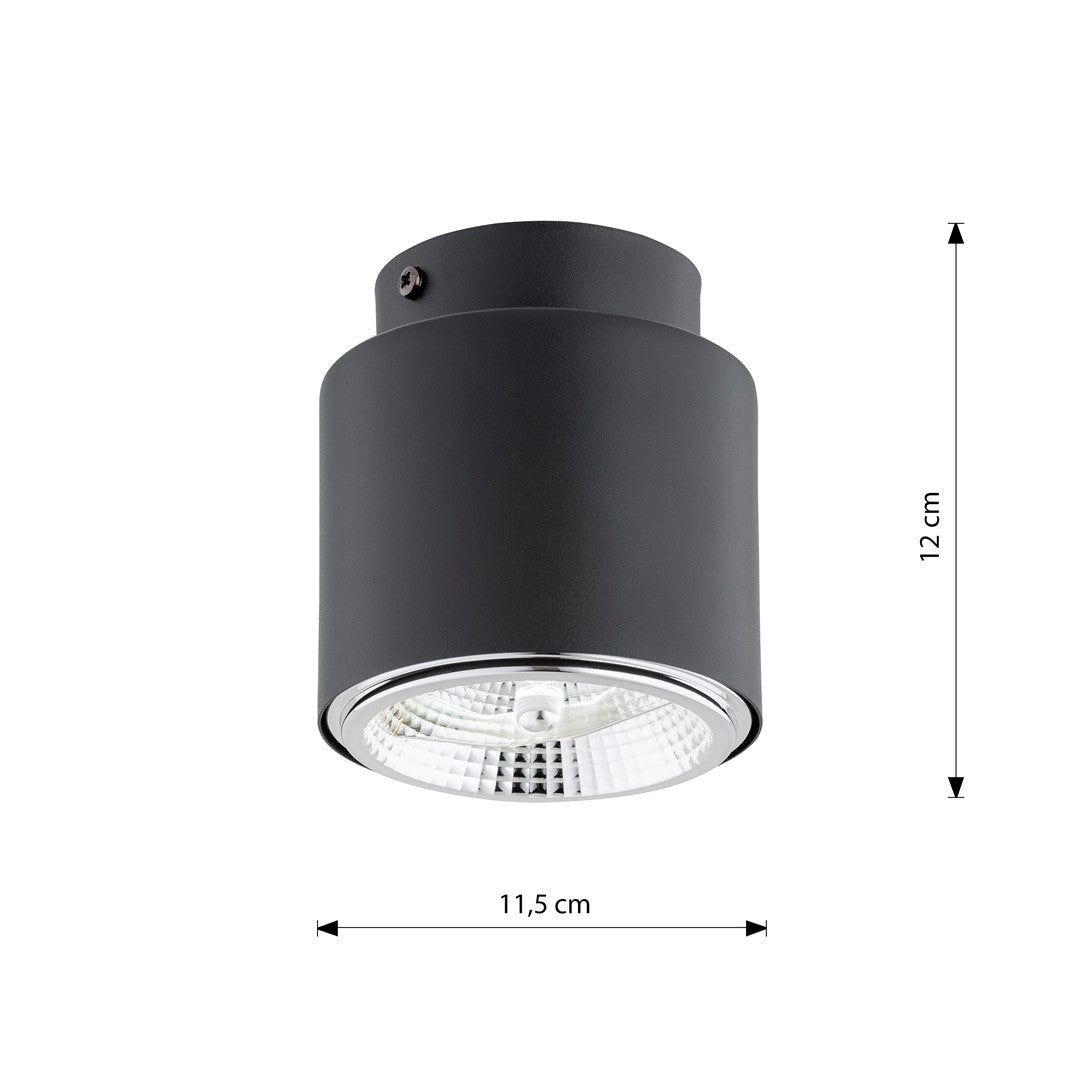 NANO 1 Black – Minimalistische spotlamp met maximale focus en stijl